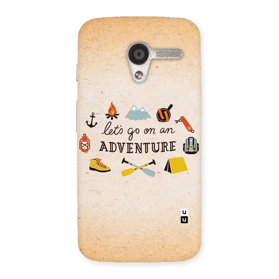 Lets Adventure Life Back Case for Moto X