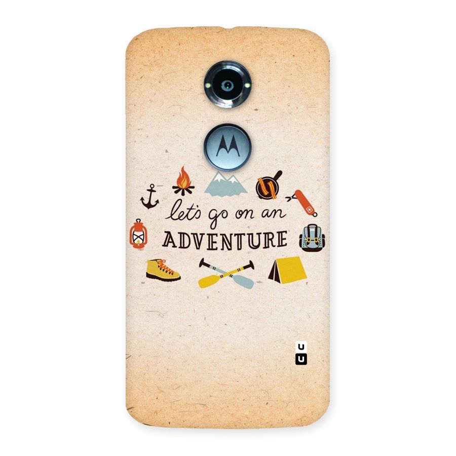 Lets Adventure Life Back Case for Moto X 2nd Gen