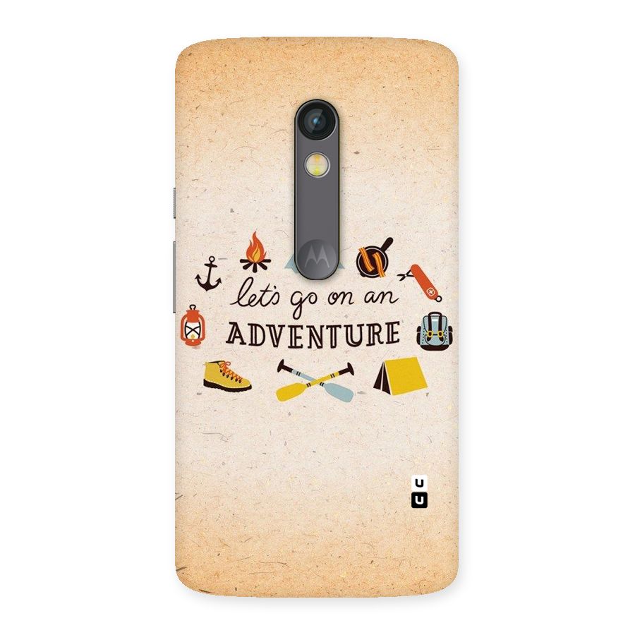 Lets Adventure Life Back Case for Moto X Play