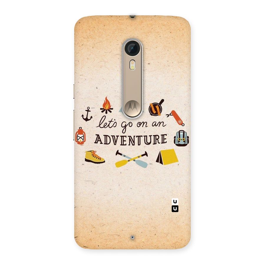 Lets Adventure Life Back Case for Motorola Moto X Style