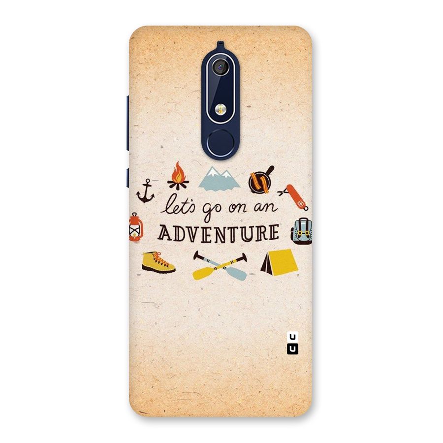 Lets Adventure Life Back Case for Nokia 5.1