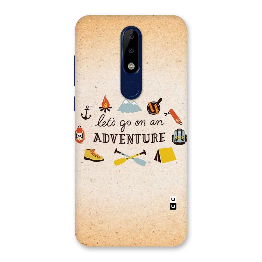 Lets Adventure Life Back Case for Nokia 5.1 Plus
