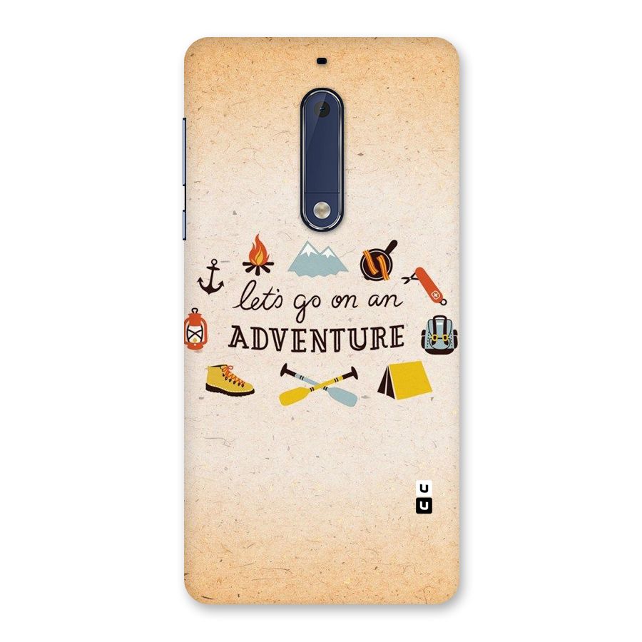 Lets Adventure Life Back Case for Nokia 5