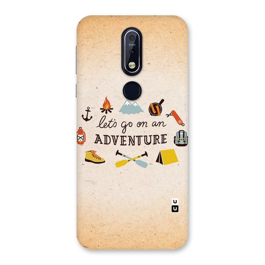 Lets Adventure Life Back Case for Nokia 7.1