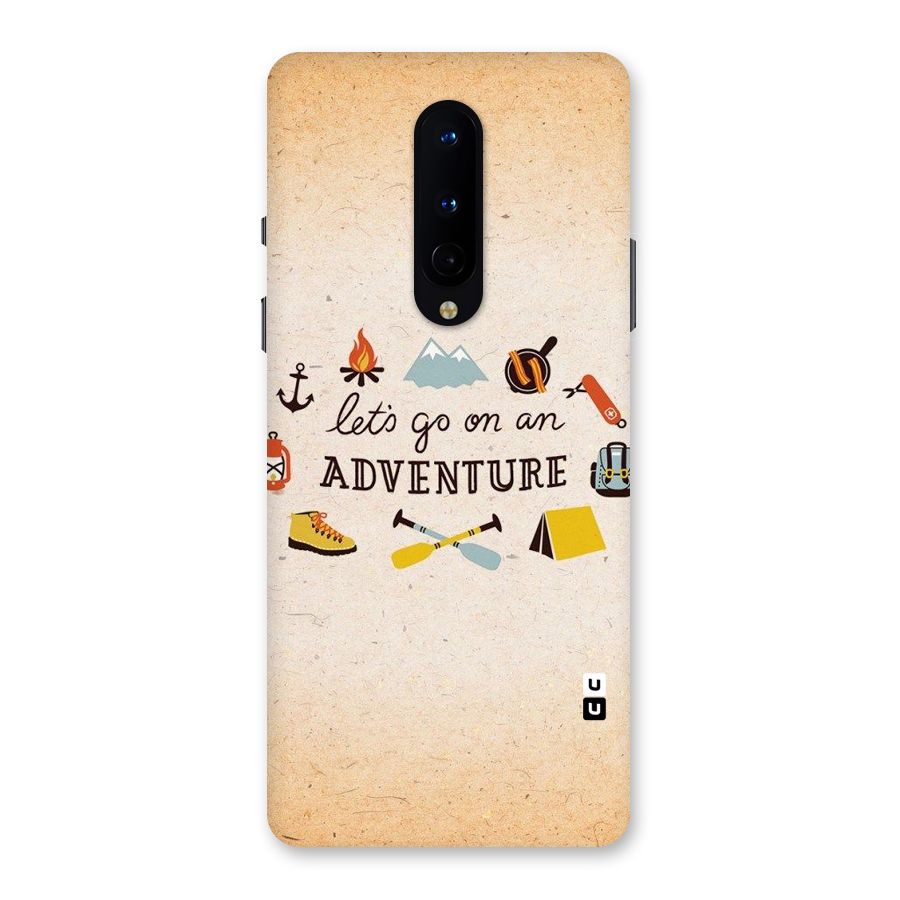 Lets Adventure Life Back Case for OnePlus 8