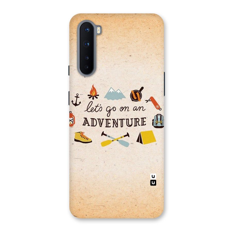 Lets Adventure Life Back Case for OnePlus Nord