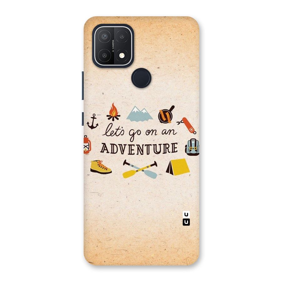 Lets Adventure Life Back Case for Oppo A15