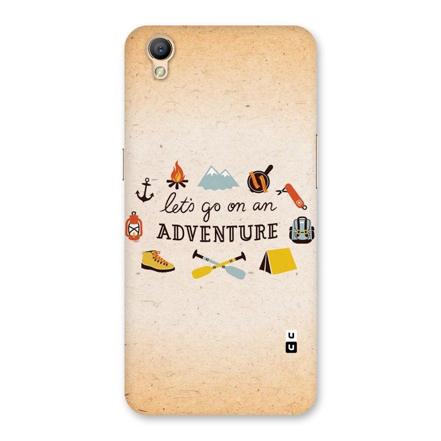 Lets Adventure Life Back Case for Oppo A37