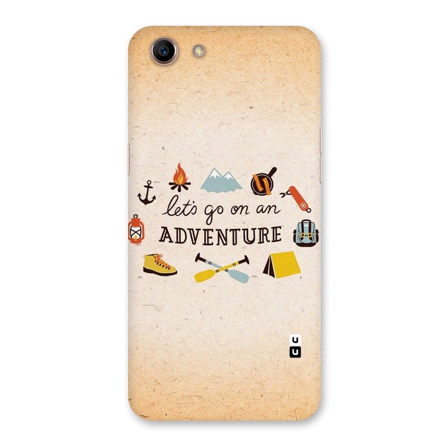 Lets Adventure Life Back Case for Oppo A83 (2018)
