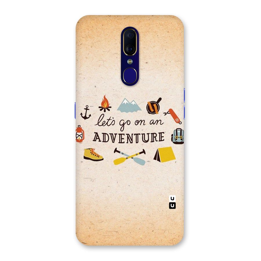 Lets Adventure Life Back Case for Oppo F11