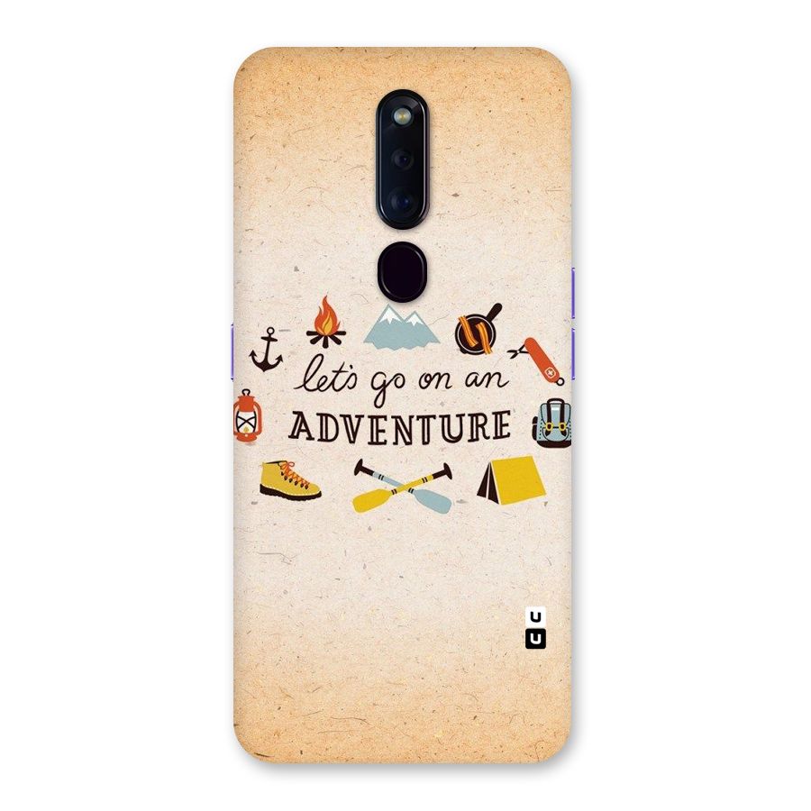 Lets Adventure Life Back Case for Oppo F11 Pro