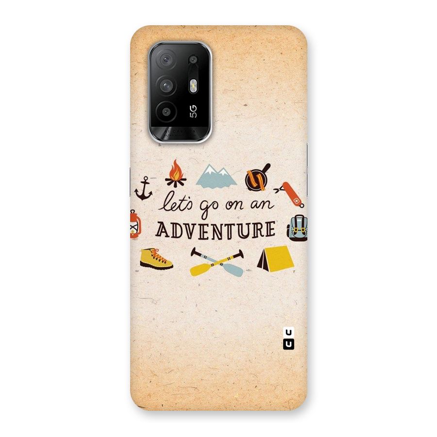 Lets Adventure Life Back Case for Oppo F19 Pro Plus 5G
