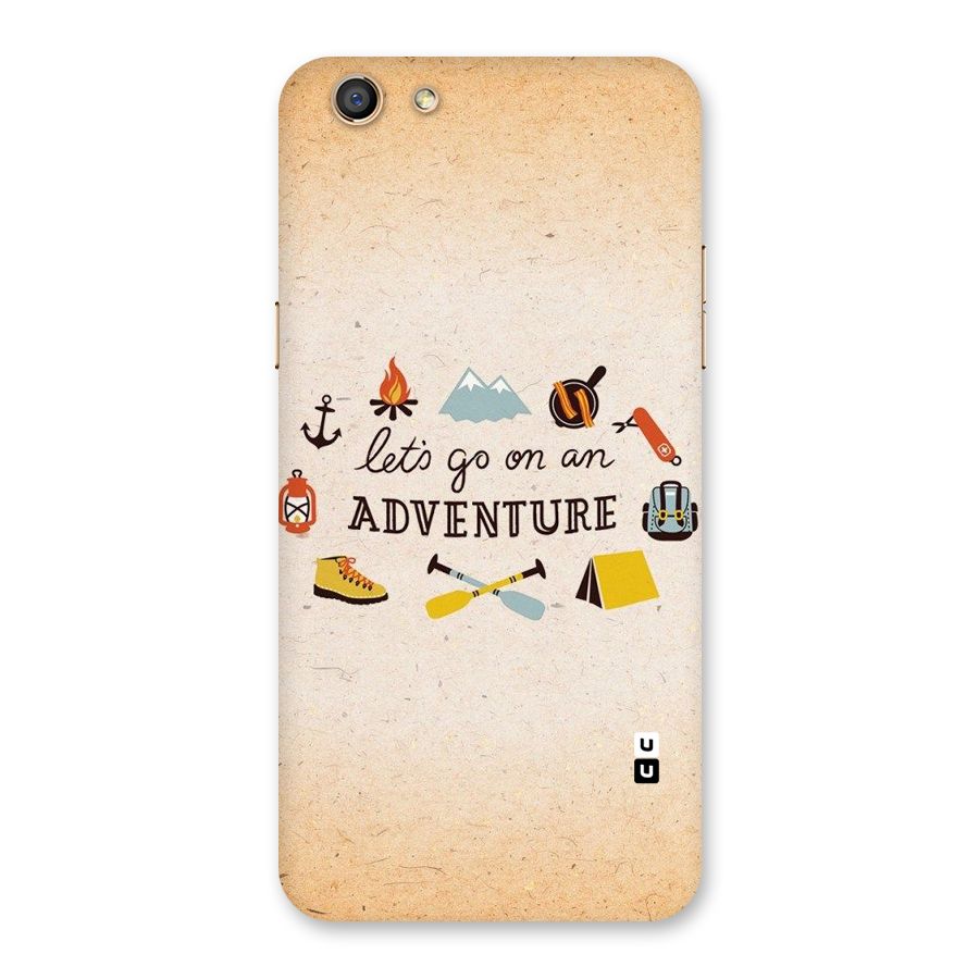 Lets Adventure Life Back Case for Oppo F3