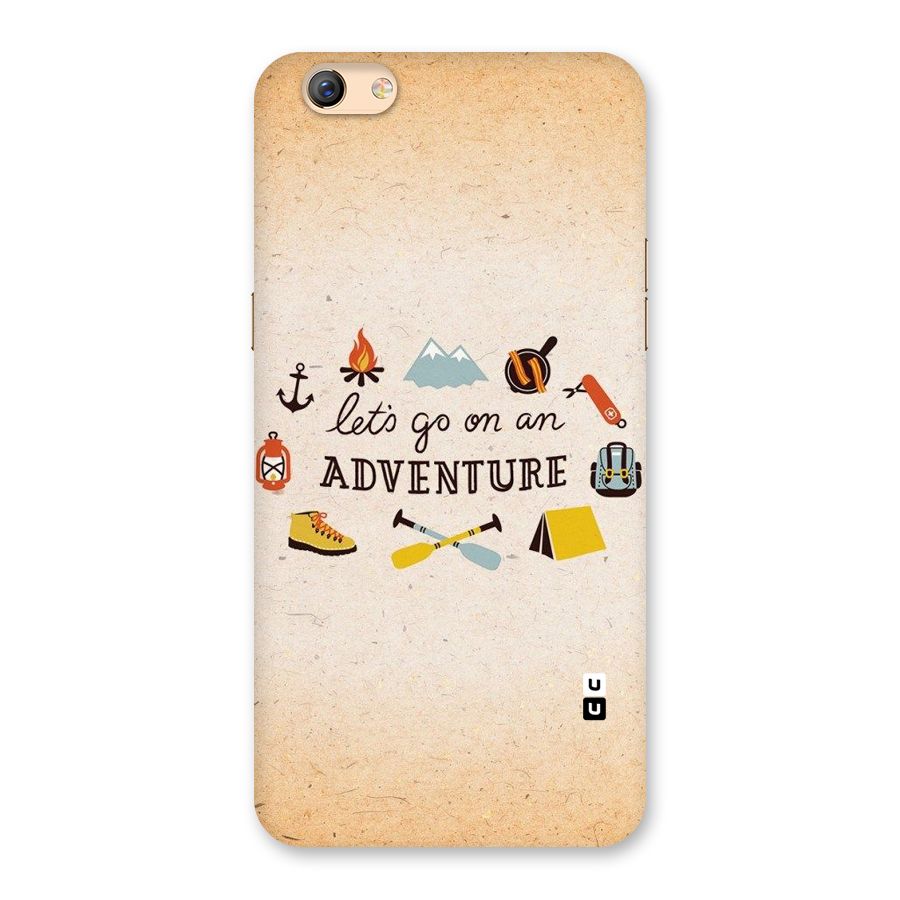 Lets Adventure Life Back Case for Oppo F3 Plus