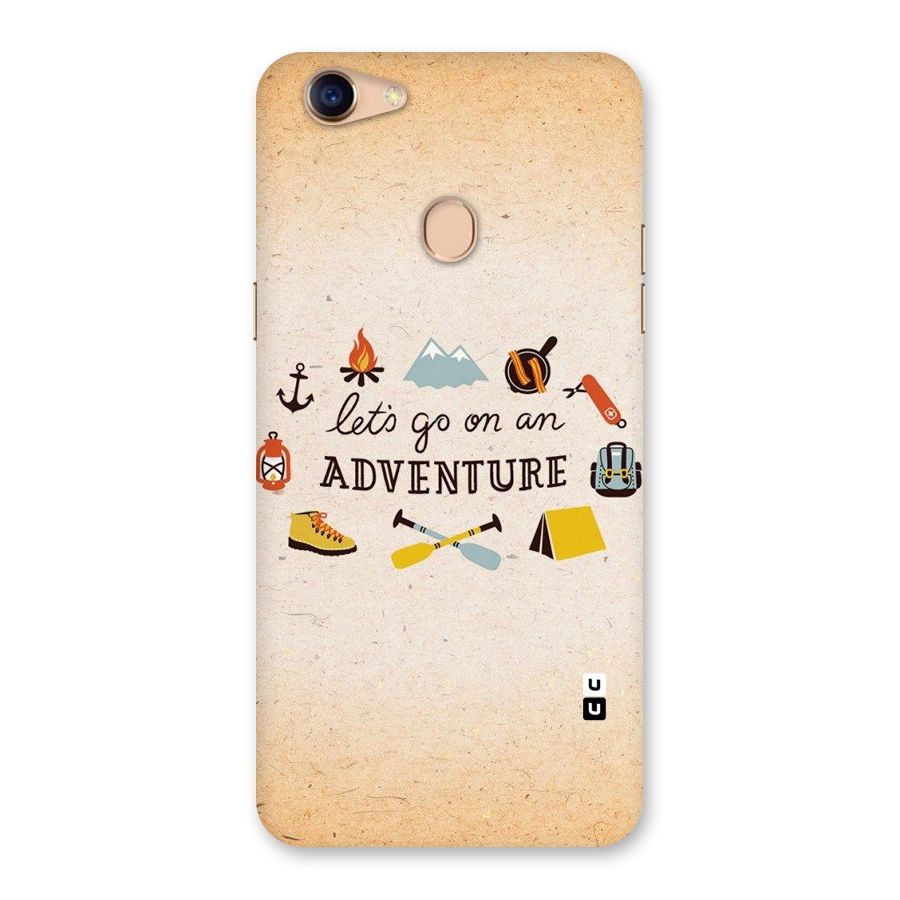Lets Adventure Life Back Case for Oppo F5