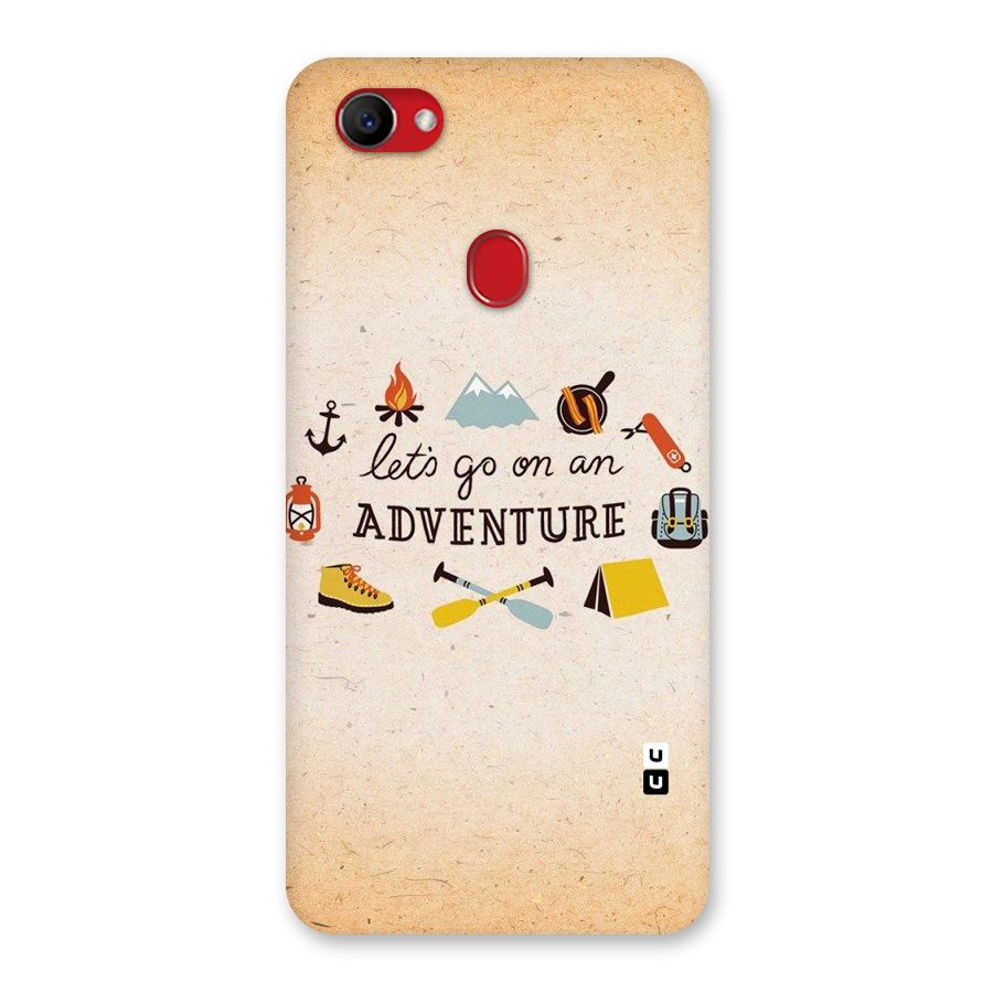 Lets Adventure Life Back Case for Oppo F7