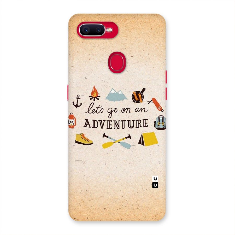 Lets Adventure Life Back Case for Oppo F9 Pro