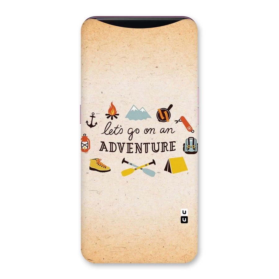Lets Adventure Life Back Case for Oppo Find X