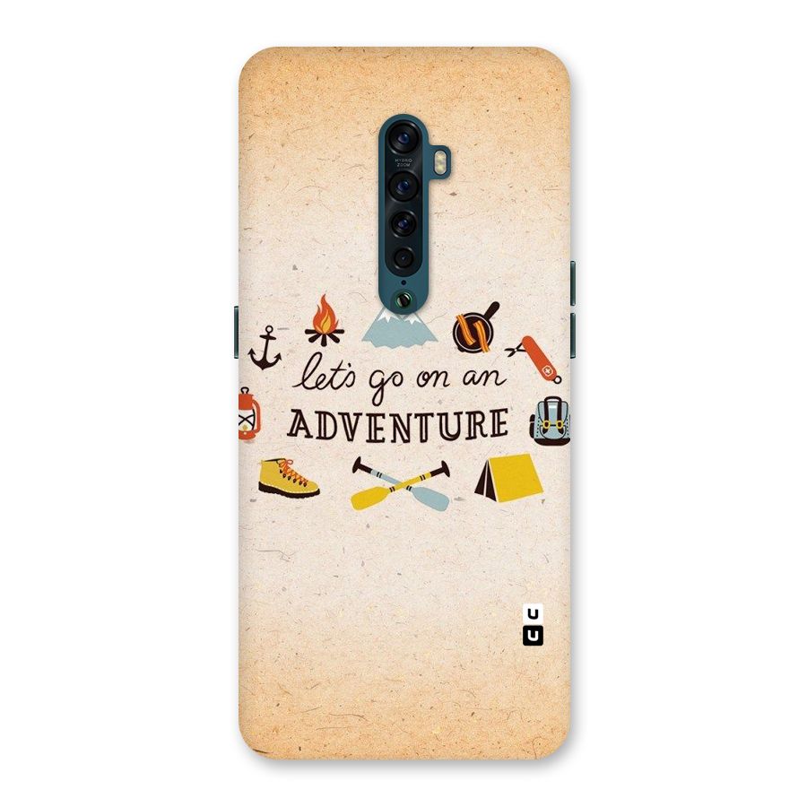 Lets Adventure Life Back Case for Oppo Reno2