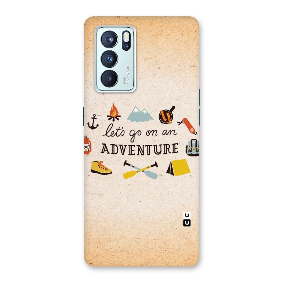Lets Adventure Life Back Case for Oppo Reno6 Pro 5G