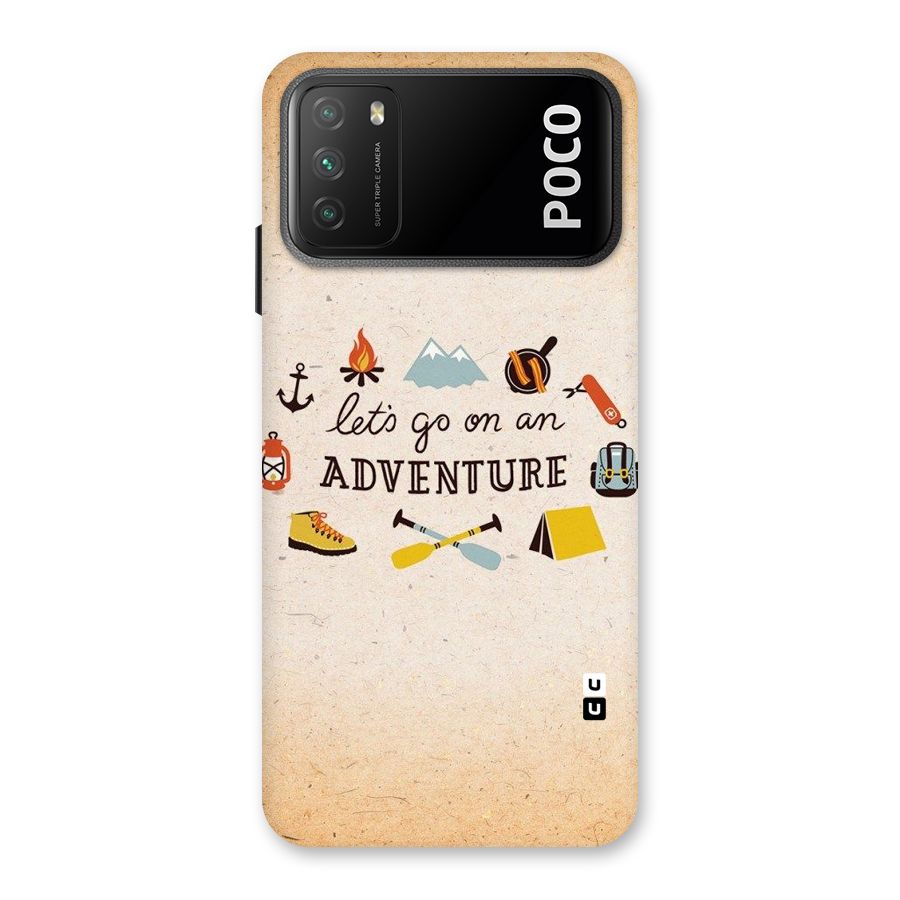 Lets Adventure Life Back Case for Poco M3