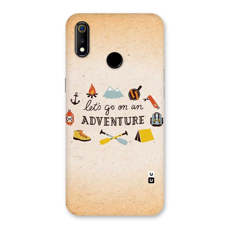 Lets Adventure Life Back Case for Realme 3