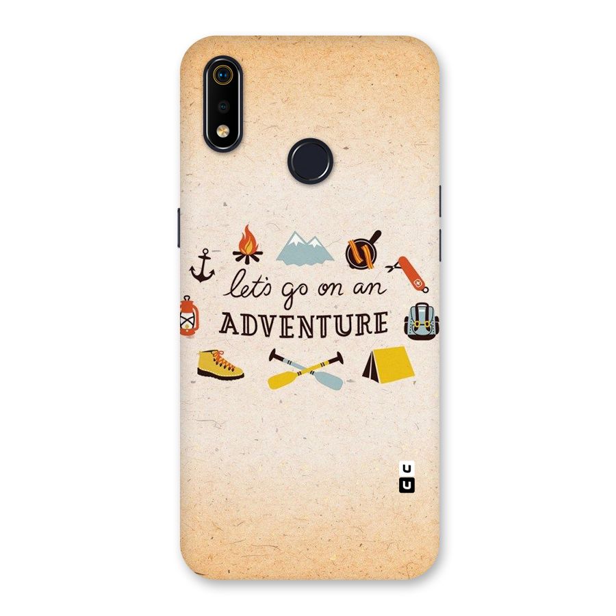 Lets Adventure Life Back Case for Realme 3i
