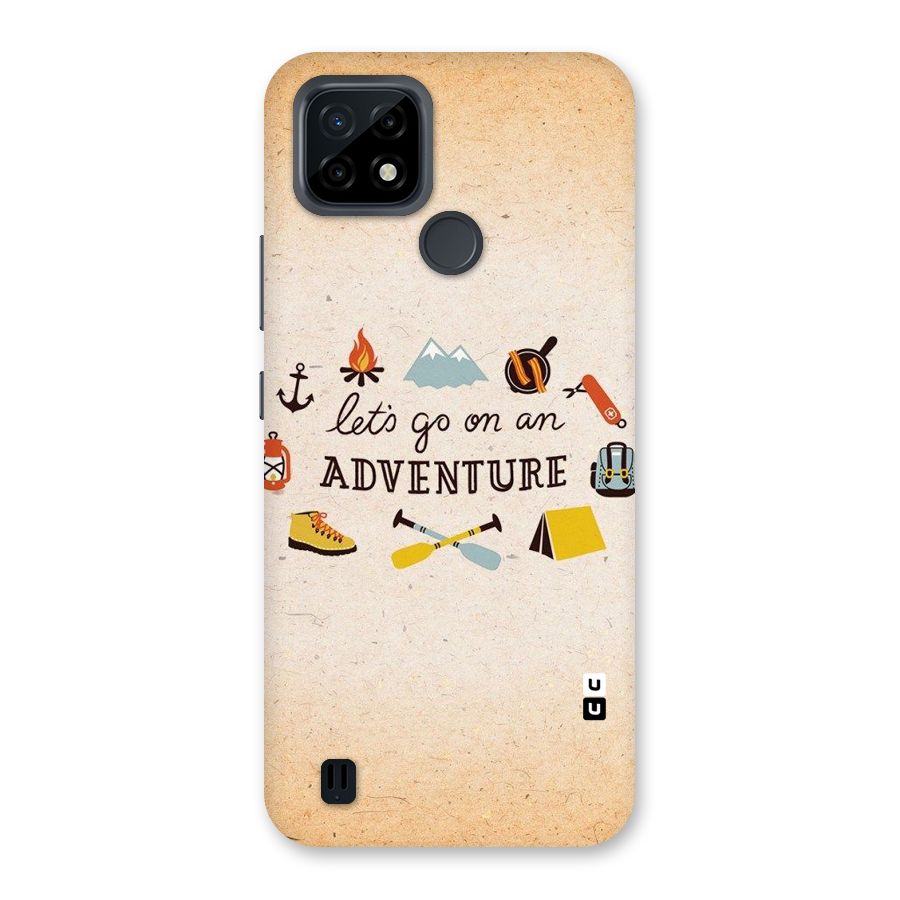 Lets Adventure Life Back Case for Realme C21