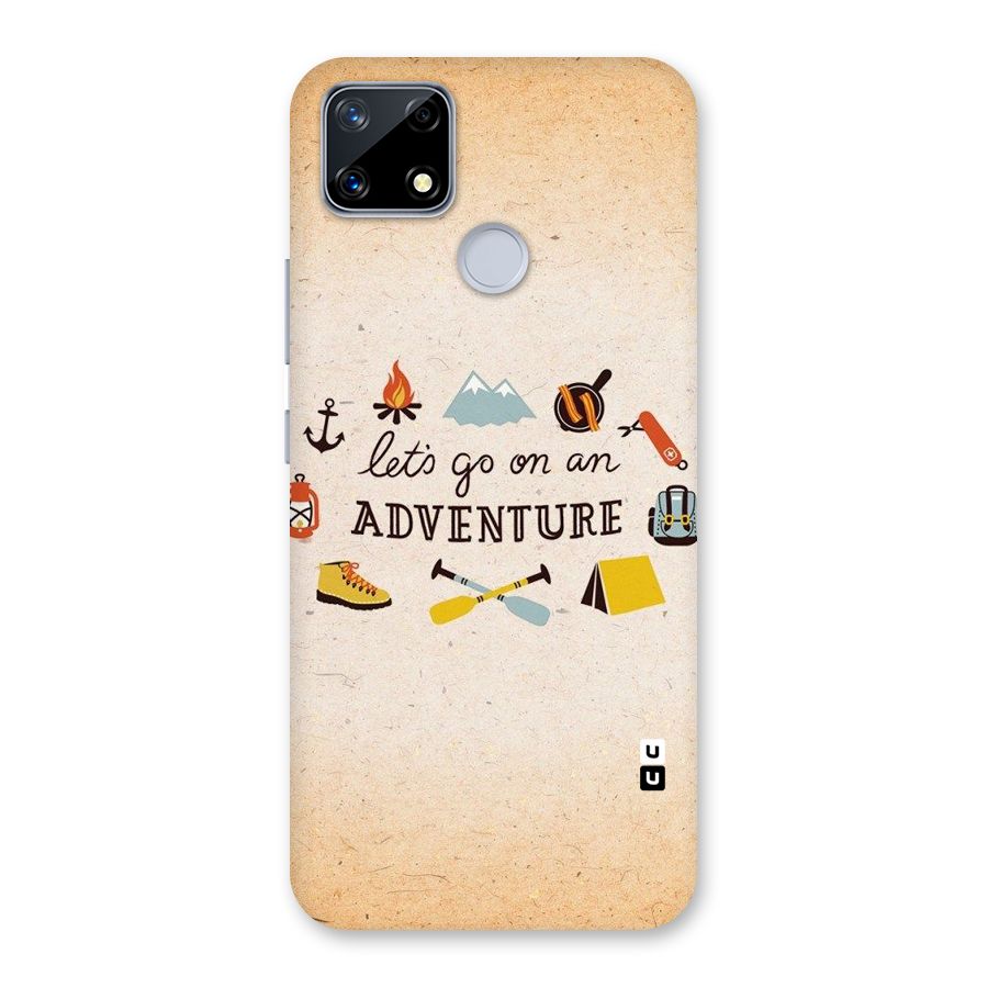 Lets Adventure Life Back Case for Realme Narzo 20