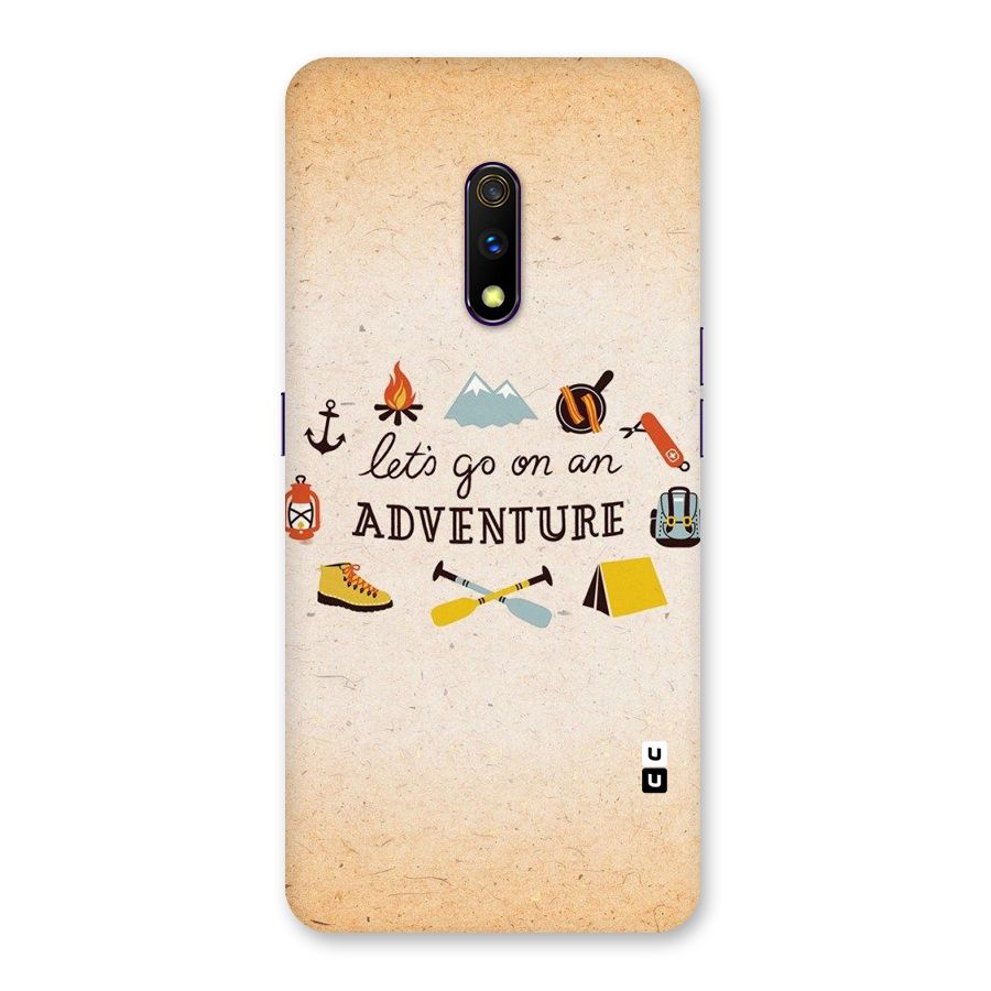 Lets Adventure Life Back Case for Realme X