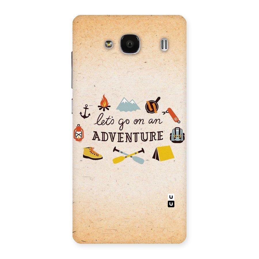 Lets Adventure Life Back Case for Redmi 2