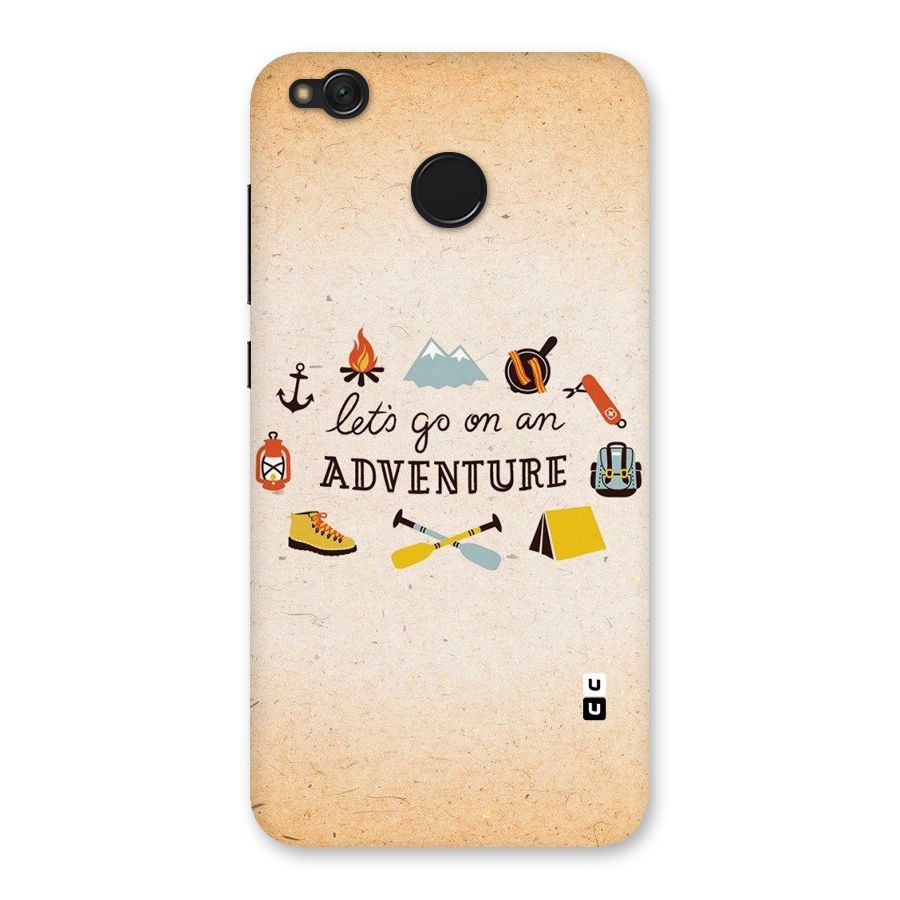 Lets Adventure Life Back Case for Redmi 4