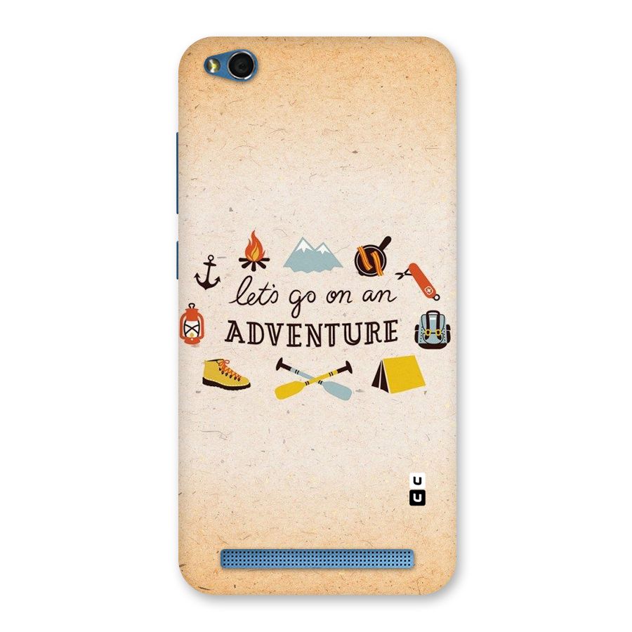 Lets Adventure Life Back Case for Redmi 5A