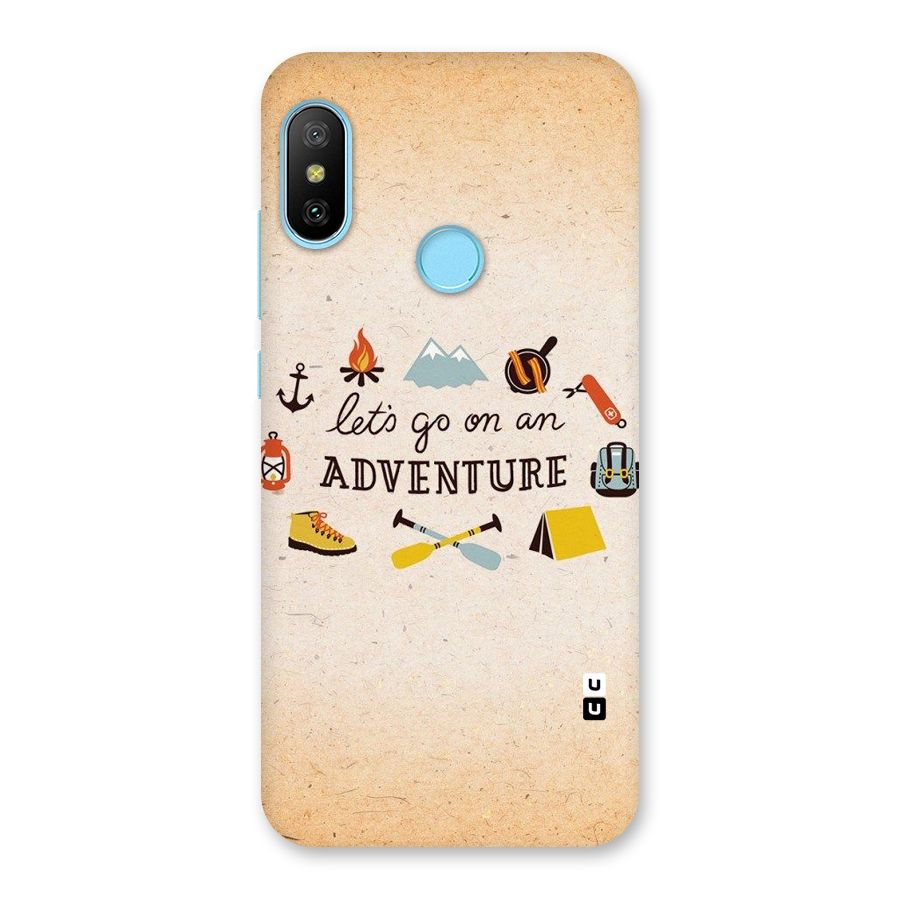 Lets Adventure Life Back Case for Redmi 6 Pro
