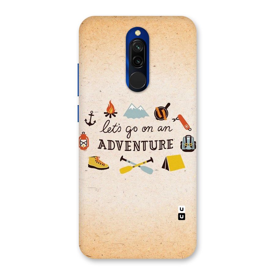Lets Adventure Life Back Case for Redmi 8