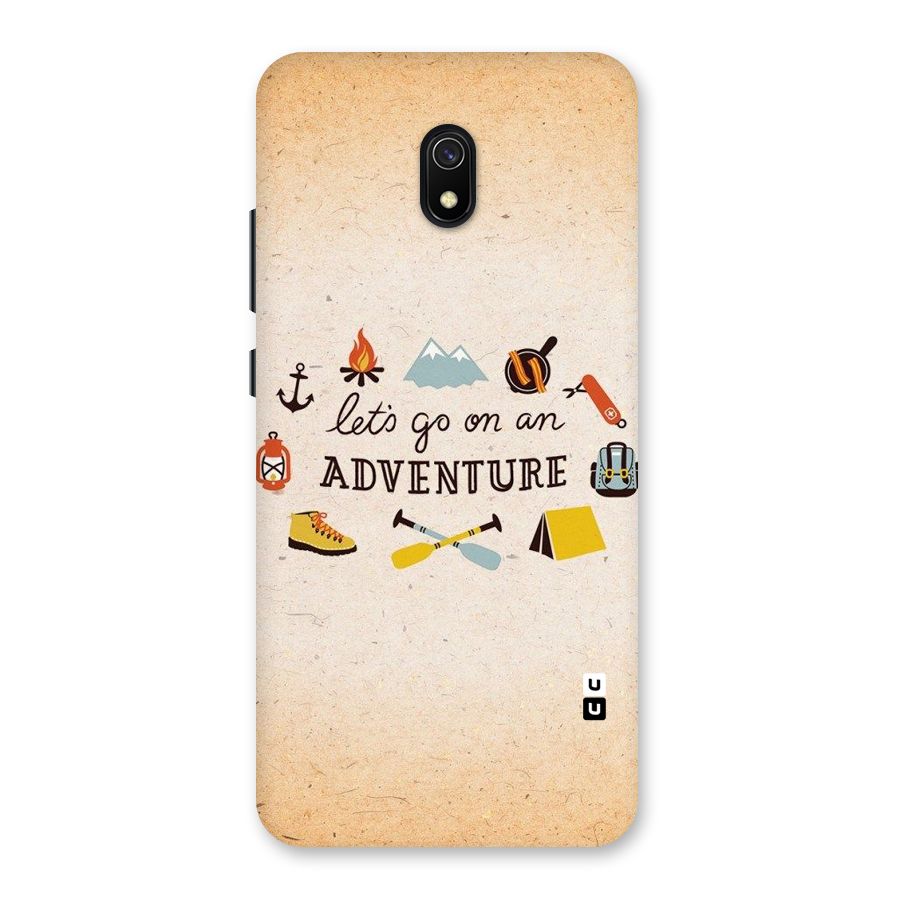 Lets Adventure Life Back Case for Redmi 8A