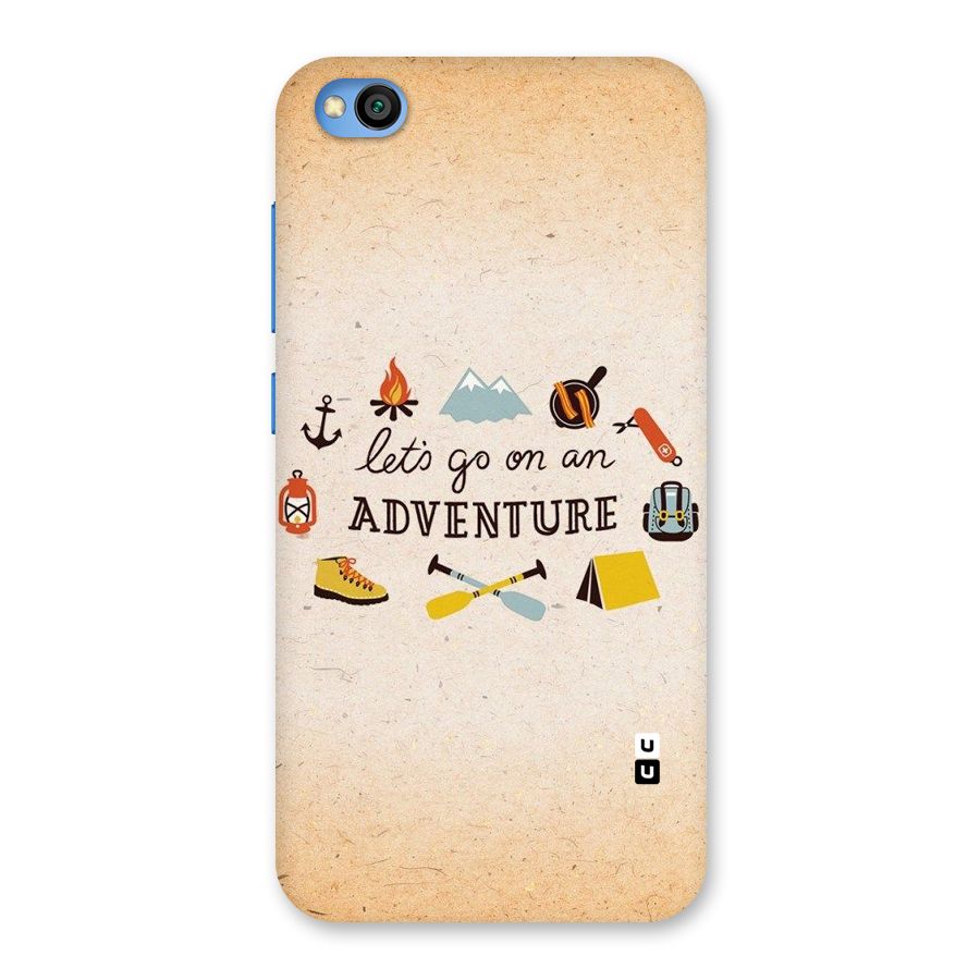 Lets Adventure Life Back Case for Redmi Go