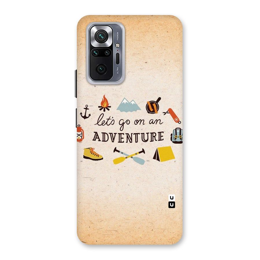 Lets Adventure Life Back Case for Redmi Note 10 Pro