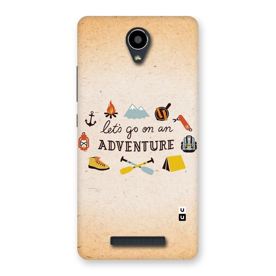 Lets Adventure Life Back Case for Redmi Note 2