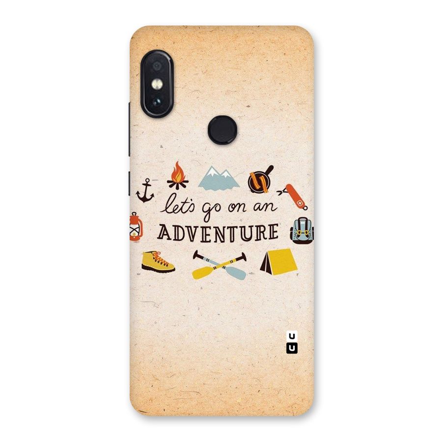 Lets Adventure Life Back Case for Redmi Note 5 Pro