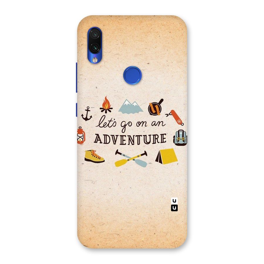 Lets Adventure Life Back Case for Redmi Note 7S