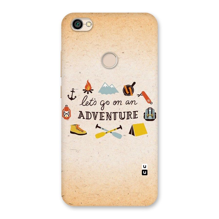 Lets Adventure Life Back Case for Redmi Y1 2017
