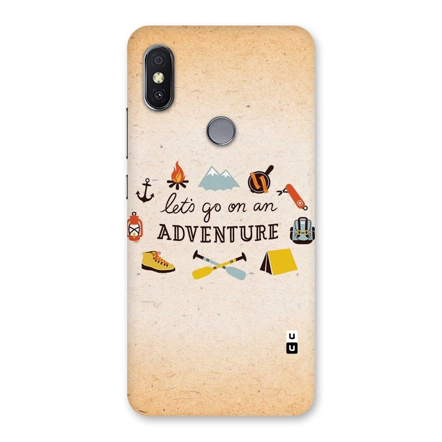 Lets Adventure Life Back Case for Redmi Y2