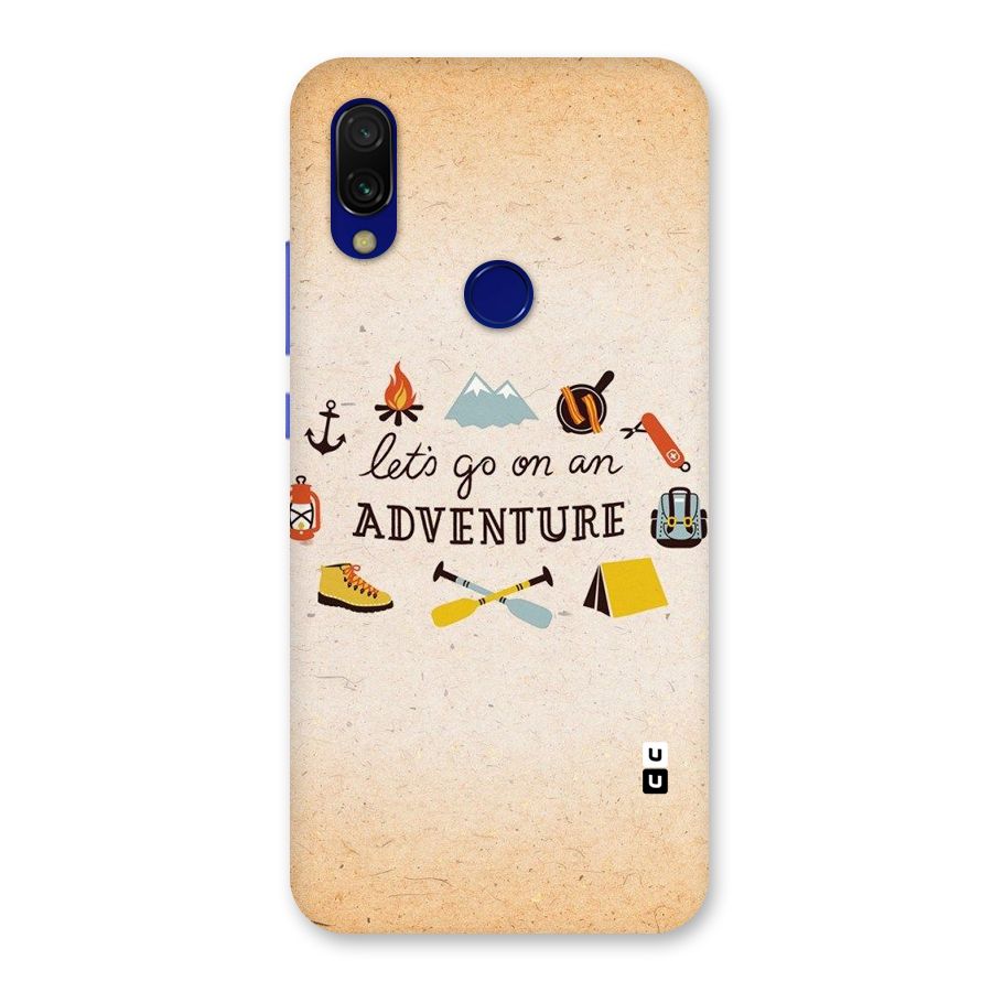 Lets Adventure Life Back Case for Redmi Y3