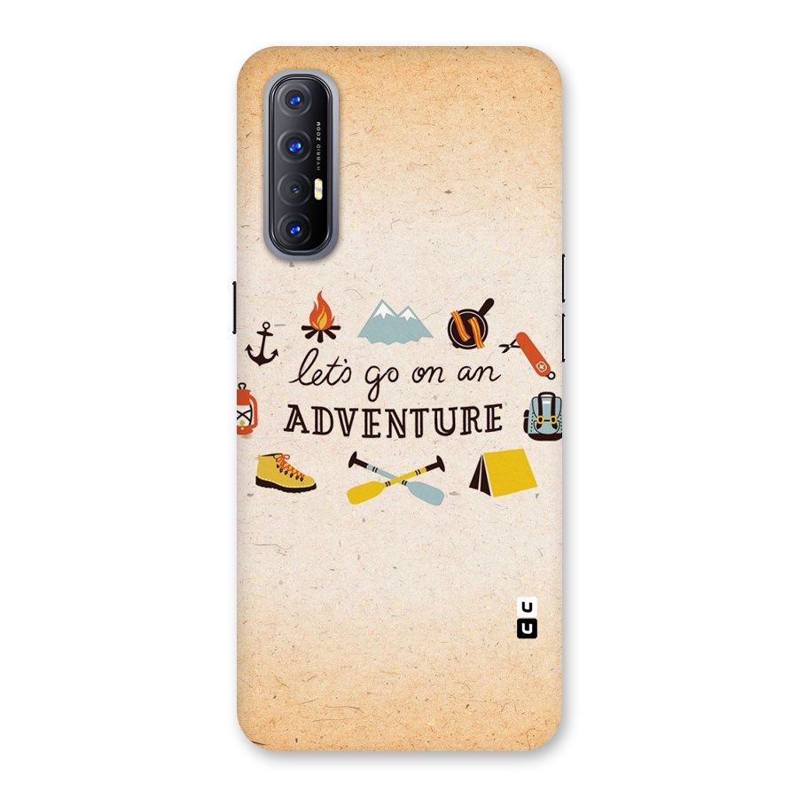 Lets Adventure Life Back Case for Reno3 Pro