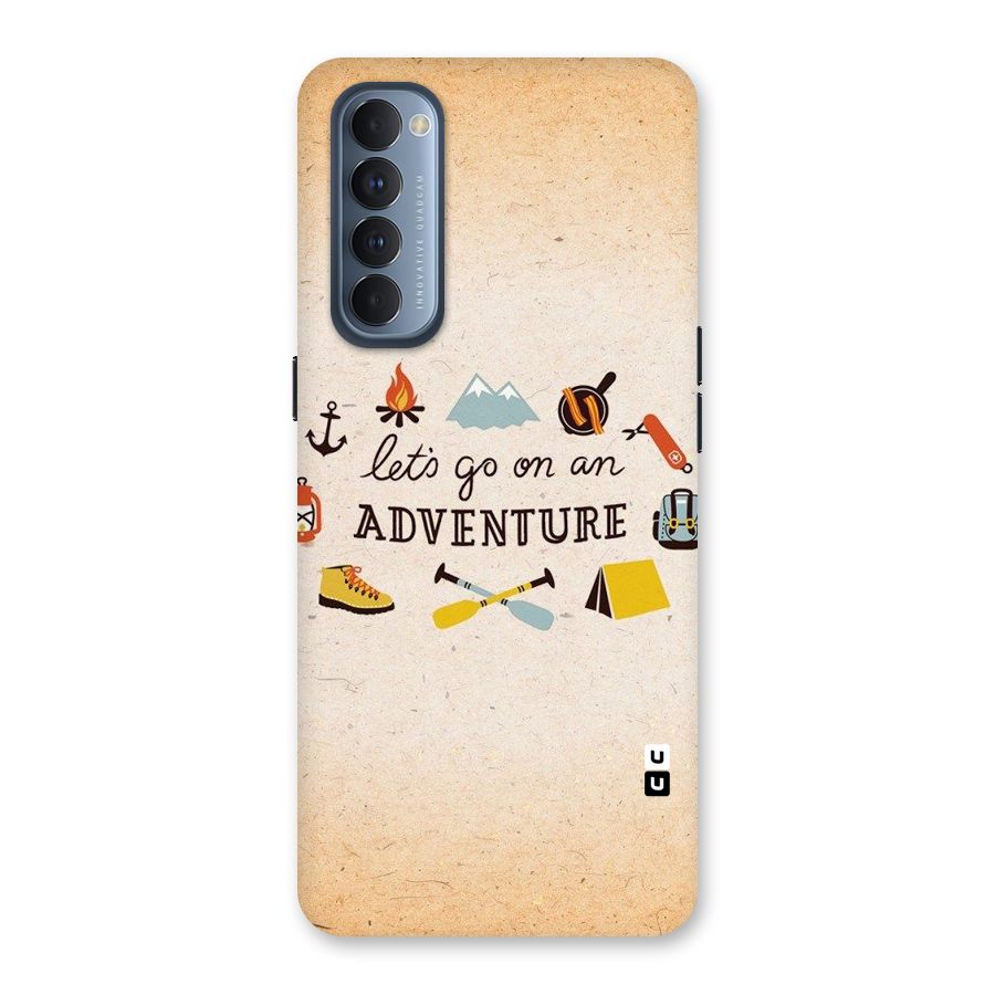 Lets Adventure Life Back Case for Reno4 Pro