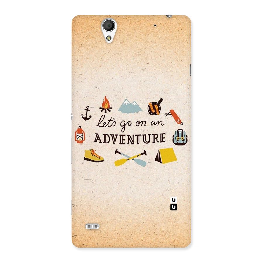 Lets Adventure Life Back Case for Sony Xperia C4
