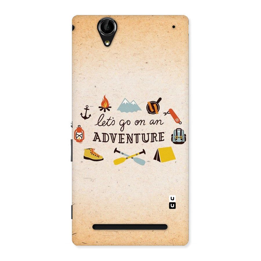 Lets Adventure Life Back Case for Sony Xperia T2