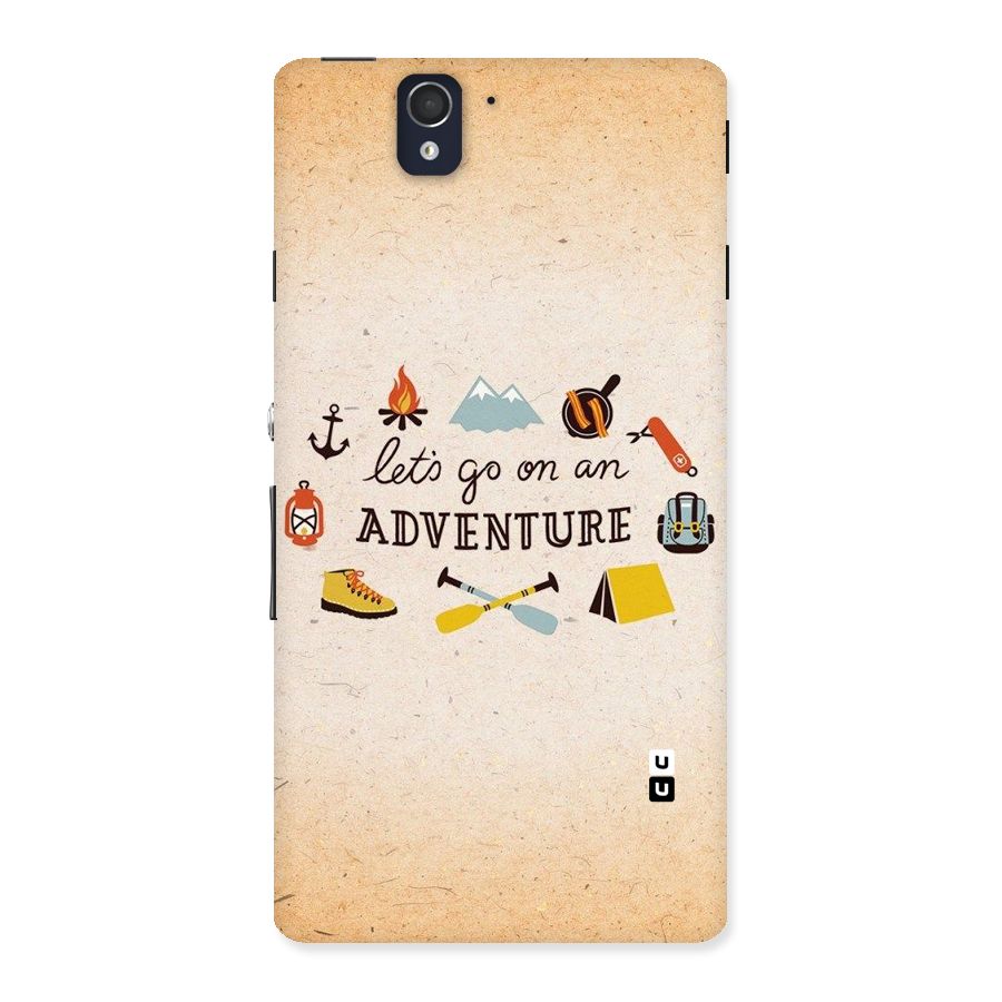 Lets Adventure Life Back Case for Sony Xperia Z