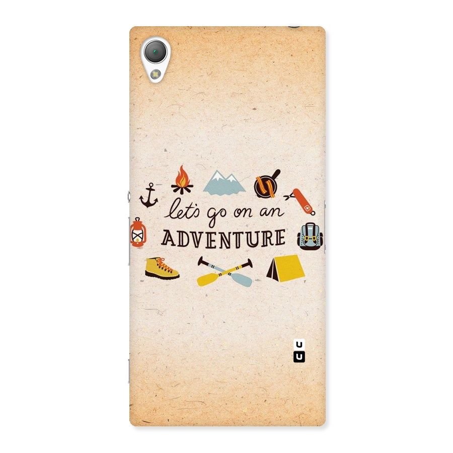 Lets Adventure Life Back Case for Sony Xperia Z3